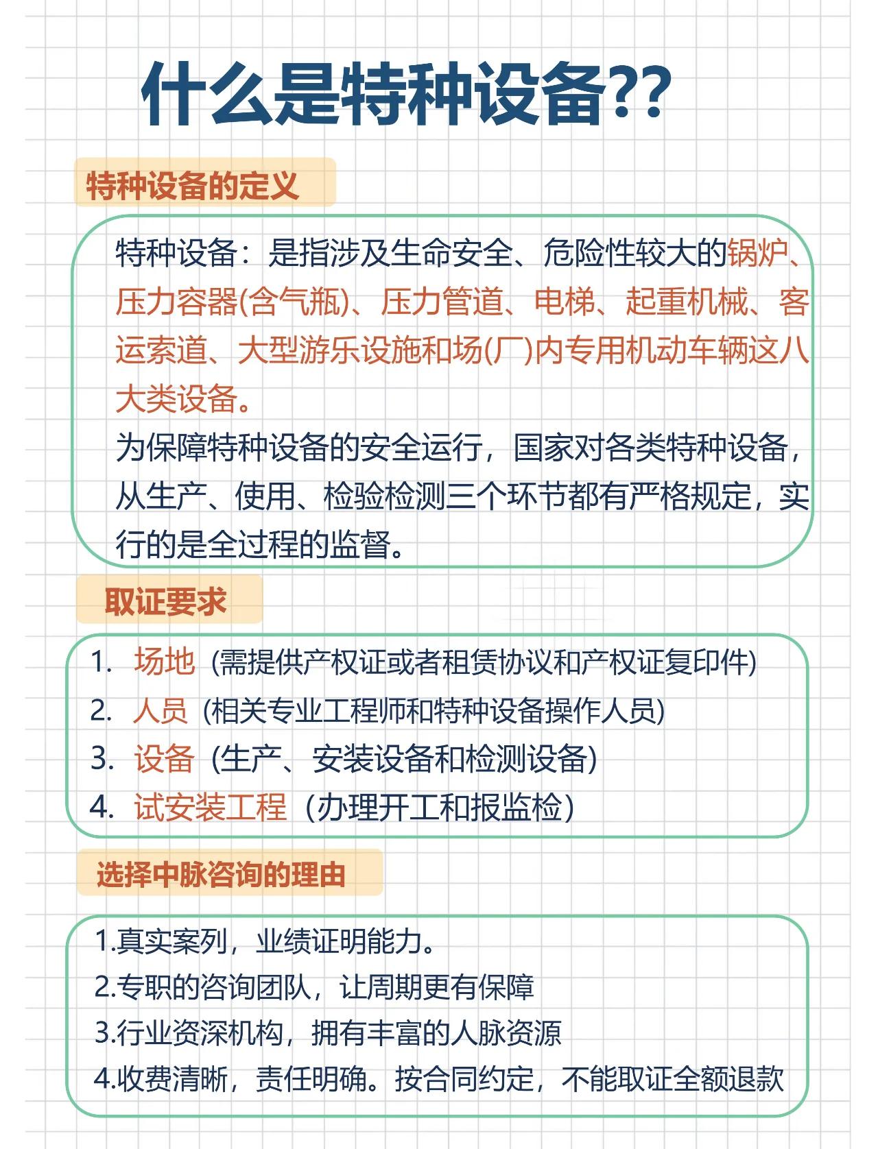 特种设备办理要求与流程全解析